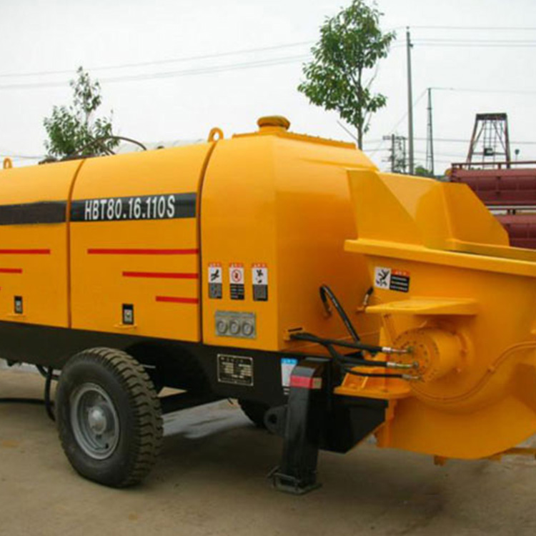 混凝土输送泵的施工作业流程